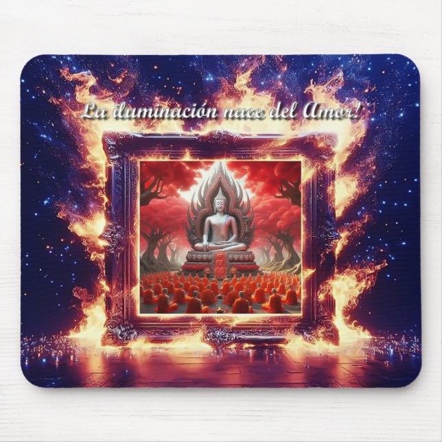 Mousepad Buddha es Amor Propio (Frente)