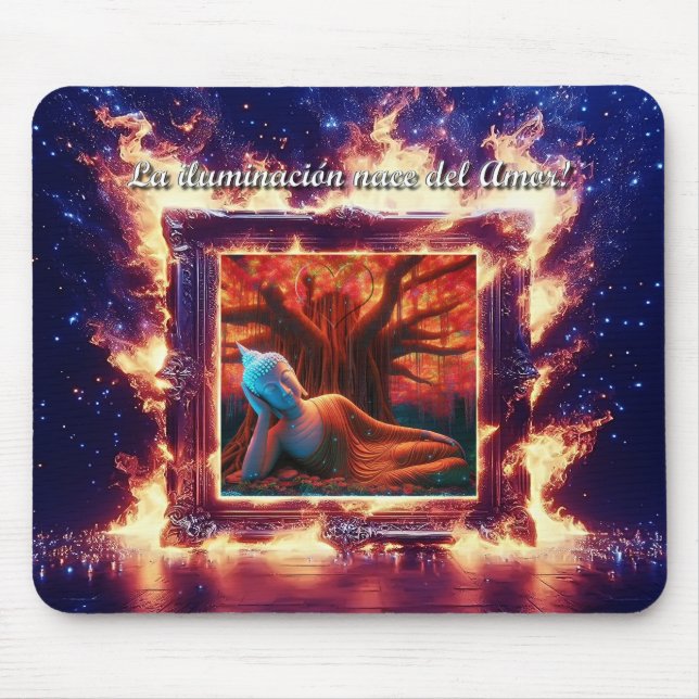 Mousepad Buddha es Amor Propio (Frente)