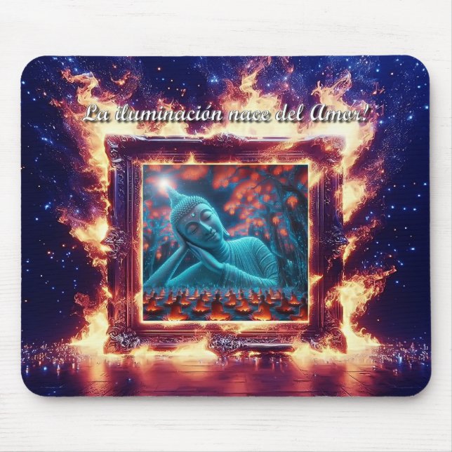 Mousepad Buddha es Amor Propio (Frente)