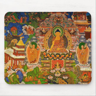 Mousepad Budismo budista de Buddha que abençoa o Bohemian