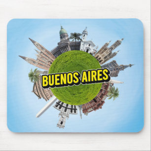 Mousepad Buenos Aires planeta minúsculo marco arquiteto