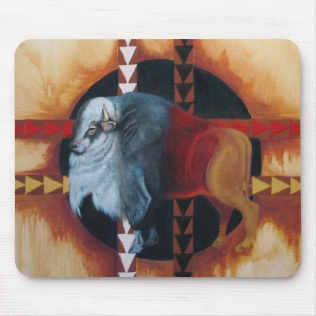 Mousepad Búfalo de IMG_2593white (Frente)