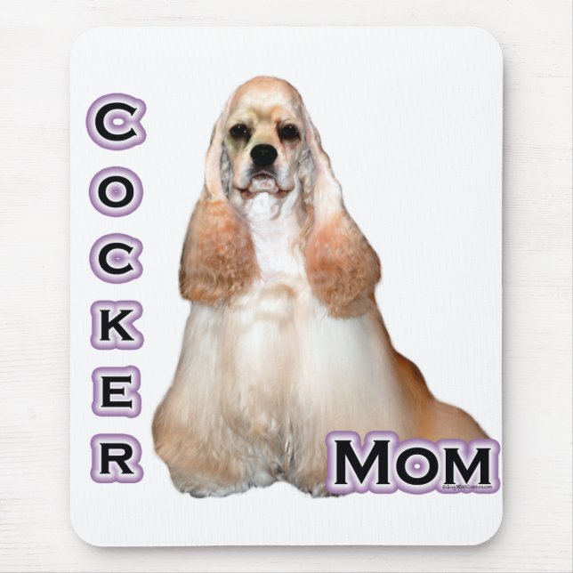 Mousepad Buff Cocker Spaniel Mãe; Cocker Spaniel Mãe (Frente)