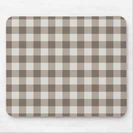 Mousepad Buffalo Check Beige Cream Ivory Gingham