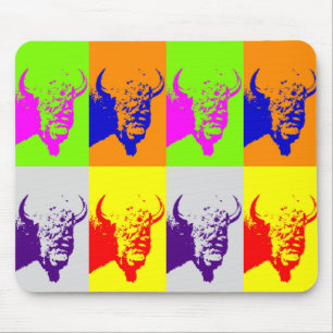 Mousepad Buffalo de Pop de 4 cores