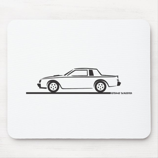 Mousepad Buick Grand National de 1987 (Frente)