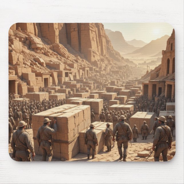 Mousepad Building the Pyramids (Frente)
