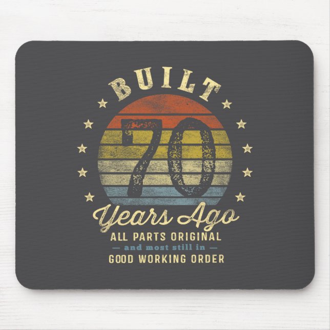 Mousepad Built 70 Years Ago - All Parts Original 70th Birth (Frente)
