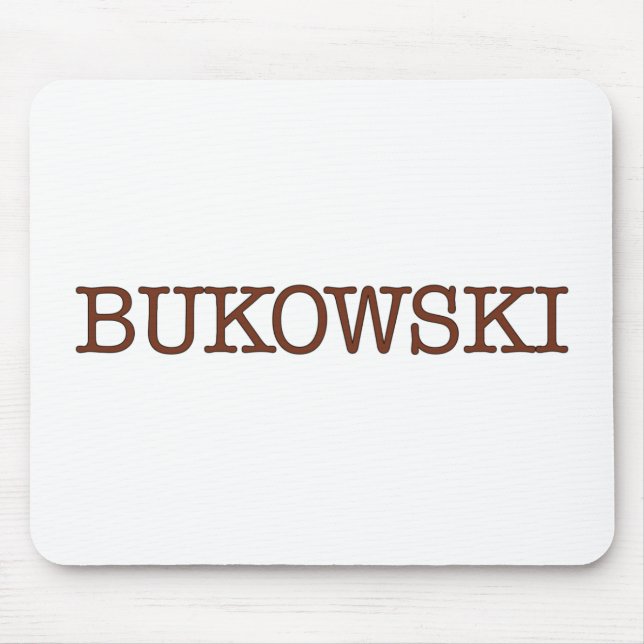 Mousepad Bukowski (Frente)