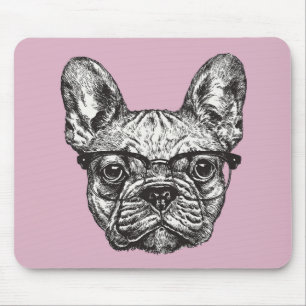 Mousepad Buldogue do hipster