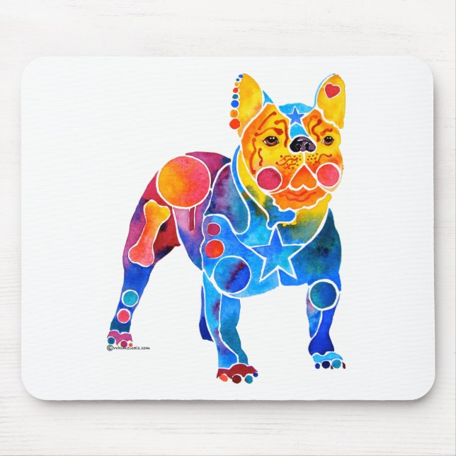 Mousepad Buldogue francês (Frente)