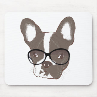 Mousepad Buldogue francês à moda