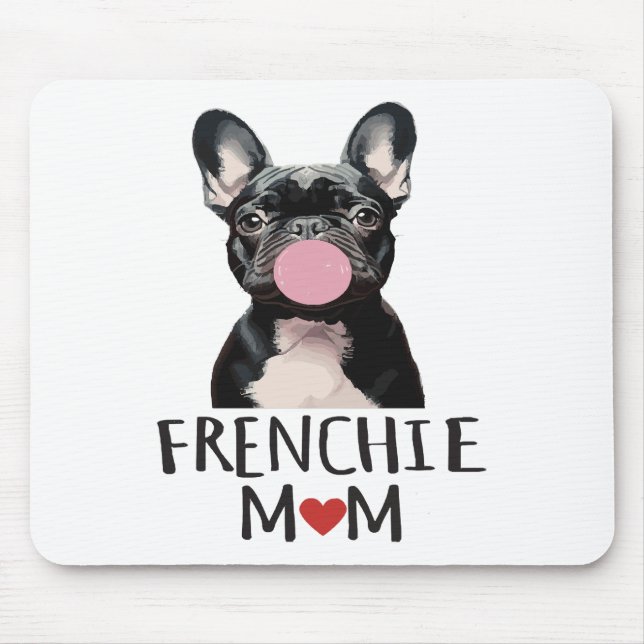 Mousepad Buldogue francês bonito (Frente)