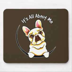 Mousepad Buldogue francês da jovem corça seu toda