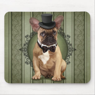 Mousepad Buldogue francês do cavalheiro