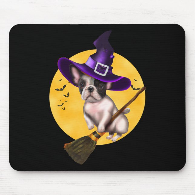 Mousepad Buldogue Halloween Costume Men Women Kids Dog (Frente)