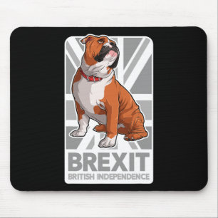 Mousepad Buldogue Patriótico Inglês Buldogdog Union Jack Fl