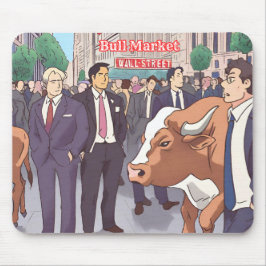 Mousepad Bull Market em Wallstreet