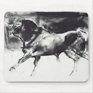 Mousepad Bull preta