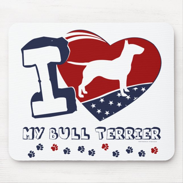 Mousepad Bull terrier (Frente)