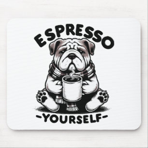 Mousepad Bulldog Espresso Quente