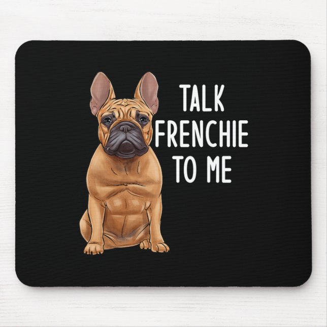 Mousepad Bulldog Fale Francês Para Mim  (Frente)