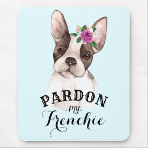 Mousepad Bulldog Francês - Azul