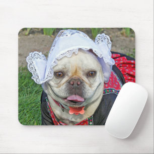 Mousepad Bulldog Francês Em Figurino Holandês