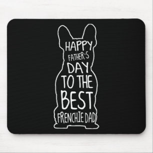 Mousepad Bulldog Gift For Lover Happy Dia de os pais French