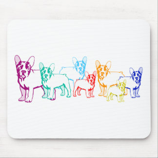 Mousepad Bulldogs franceses presentes