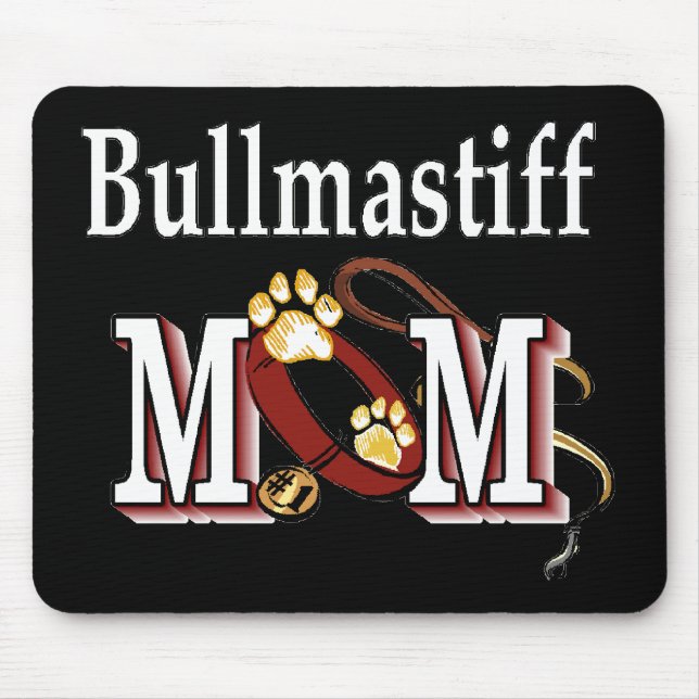 Mousepad Bullmastiff Dog MOM (Frente)