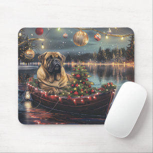 Mousepad Bullmastiff Natal Festivo Voyage