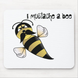 Mousepad Bumble Bee com bigode