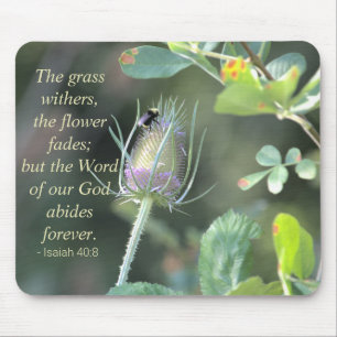 Mousepad Bumble Bee - Isaiah 40:8