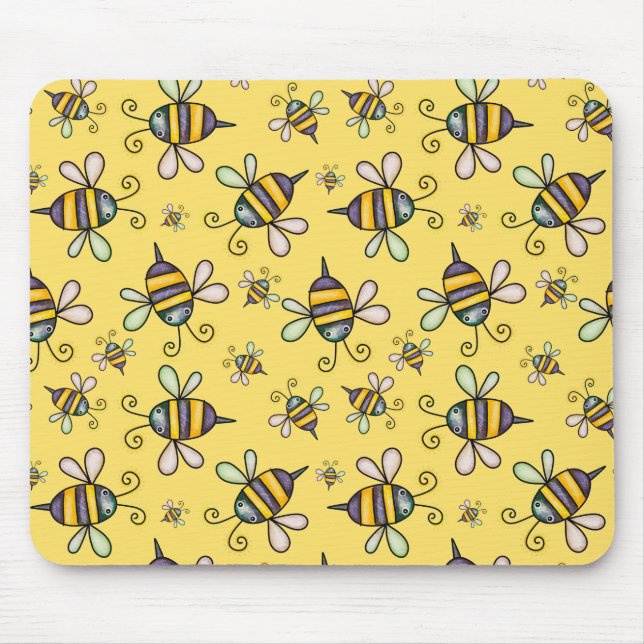 Mousepad Bumble Bee - Pad do Mouse (Frente)
