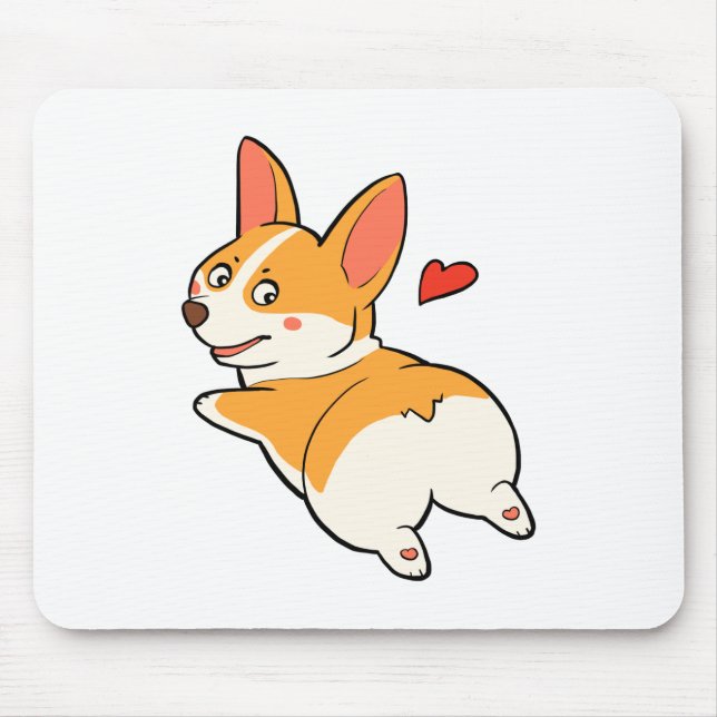 Mousepad Bumbuns do Corgi (Frente)