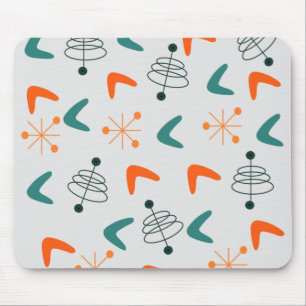 Mousepad Bumerangas Atômicas Modernas do Século médio