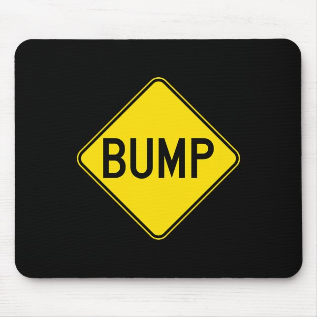 Mousepad Bump Ahead Mother To Be Cute New Moms Women Premiu (Frente)
