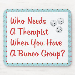 Mousepad bunco que precisa um terapeuta