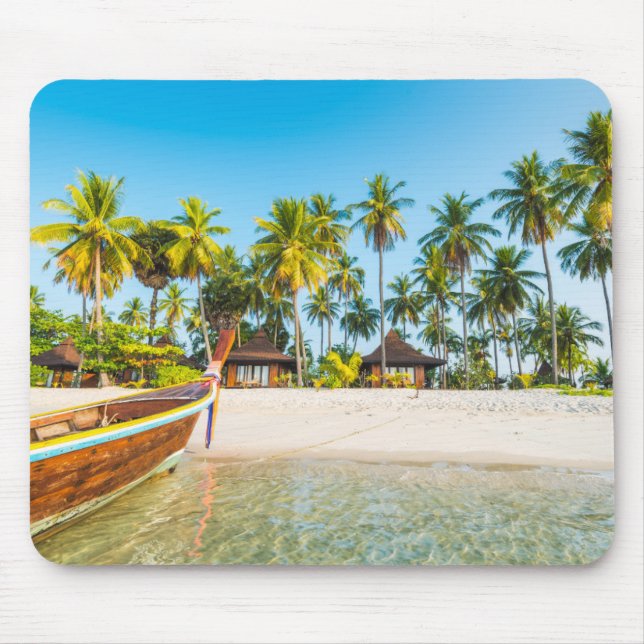 Mousepad Bungalows na praia | Ko Mook, Tailândia (Frente)