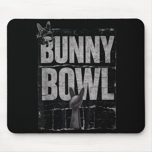 Mousepad Bunny Bowl Funny Halftime Show 2026  (Frente)