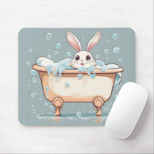 Mousepad Bunny In Bubble Bath