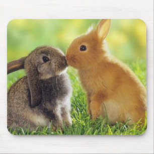 Mousepad Bunny Kiss