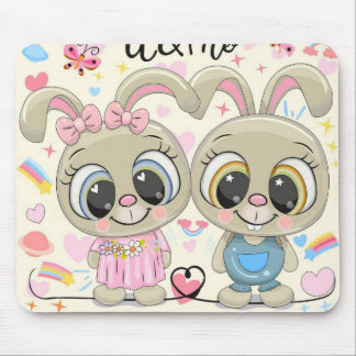 Mousepad Bunny Love