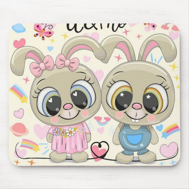 Mousepad Bunny Love (Frente)