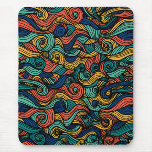 Mousepad Bunters Wollmuster Paisley