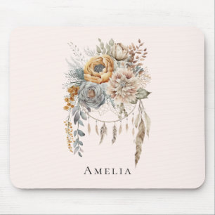 Mousepad Buquê Boho Flower e Dreamcatcher