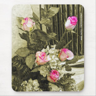 Mousepad Buquê de Noiva Vintage