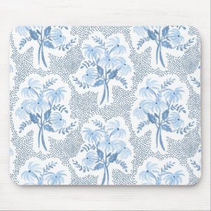Mousepad buquê de Pérola azul e branca