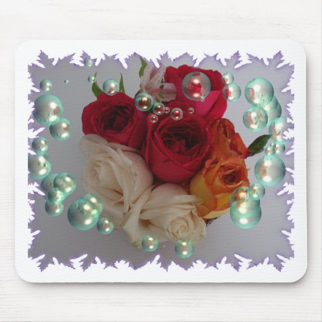 Mousepad Buquê de Rosas (Frente)